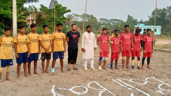 কালিনগর জুনিয়র প্রিমিয়ার লীগ ফুটবল টুর্নামেন্ট সীজন ওয়ান এর শুভ উদ্বোধন।