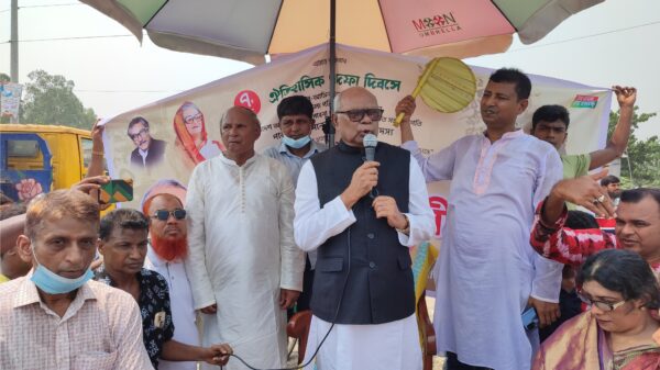 পাবনা-২ আসনের সাবেক এমপি আরজু’র শোভাযাত্রা ও পথসমাবেশ