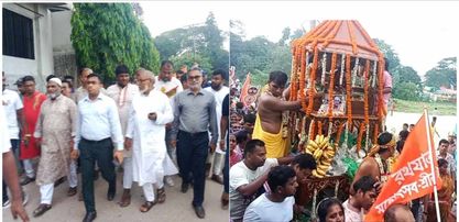 শ্রীনগরে সনাতন ধর্মালম্বীদের মহোৎসব রথযাত্রা অনুষ্ঠিত